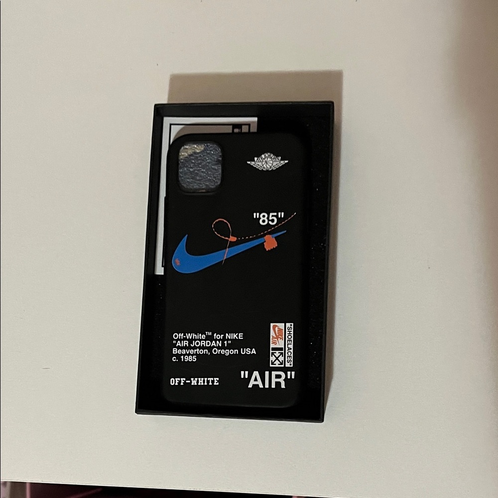 Off-White Black and Blue Phone Case